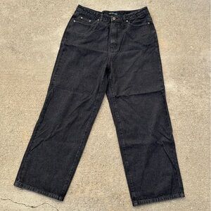 Finnese Woman baggy Black Jeans / New